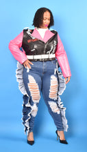 Load image into Gallery viewer, TNT PINK &amp; BLACK FASHION JACKET