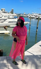 Load image into Gallery viewer, PINK SWIM COVER UP