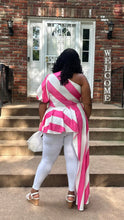 Load image into Gallery viewer, TNT Pink &amp; White High Low Top