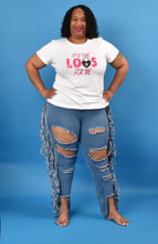 Load image into Gallery viewer, TNT IT&#39;S THE LOCS FOR ME PINK TEE