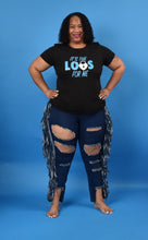 Load image into Gallery viewer, TNT BLUE IT&#39;S THE LOCS FOR ME TEE