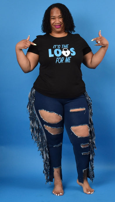 TNT BLUE IT'S THE LOCS FOR ME TEE