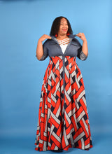 Load image into Gallery viewer, TNT RED PRINT MAXI DRESS