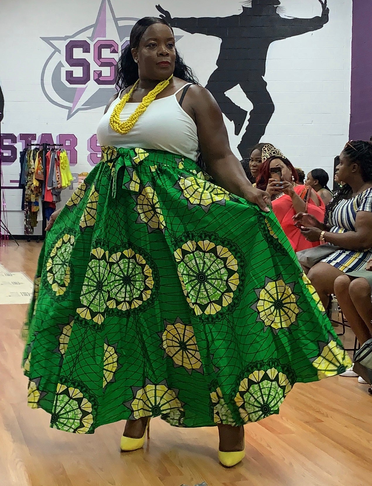 Plus size 2024 long african skirts