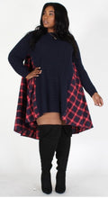 Load image into Gallery viewer, TNT HIGH LOW PLAID DRESS