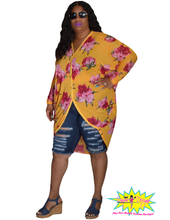 Load image into Gallery viewer, TNT FLORAL SHEER KIMONO TOP