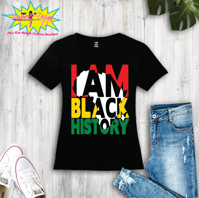 I AM BLACK HISTORY TEE