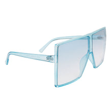 Load image into Gallery viewer, TNT SQUARE TEAL SUNGLASSES