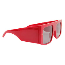 Load image into Gallery viewer, TNT RED BOLD SQUARE SUNGLASSES